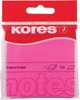 Zobrazit detail produktu - Samolepicí bloček Kores neon - růžová Obrázek Samolepicí bloček Kores neon - růžová