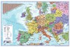 Zobrazit detail produktu - Pracovní podložky dekorované - jednostranná / mapa Evropa Obrázek Pracovní podložky dekorované - jednostranná / mapa Evropa