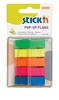 Obrázek Samolepicí záložky Stick´n by Hopax Z - 12 x 45 mm / 5 x 40 lístků / neonové