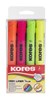 Obrázek Zvýrazňovač Kores High Liner PLUS / sada 4 ks