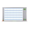 Zobrazit detail produktu - Plánovací tabule PLUS - roční / 725 x 50 x 1178 Obrázek Plánovací tabule PLUS - roční / 725 x 50 x 1178