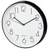 Obrázek Nástěnné hodiny Hama Elegance tiché / bílo-černé / průměr 30 cm