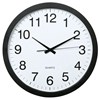 Obrázek Nástěnné hodiny Hama Jumbo tiché / černé / průměr 40 cm