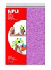 Obrázek Pěnovka A4 APLI - 4 barvy / třpytky mix 1