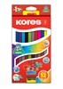 Obrázek Pastelky trojhranné Kores JUMBO - 24 barev / oboustranné
