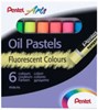 Zobrazit detail produktu - Olejové pastely Pentel - 6 barev / fluorescenční Obrázek Olejové pastely Pentel - 6 barev / fluorescenční
