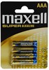 Obrázek Baterie Maxell AAA Super Alkaline / 4ks