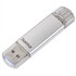 Obrázek Flash Pen Laeta twin - stříbrná / 64 GB /  USB 3.1